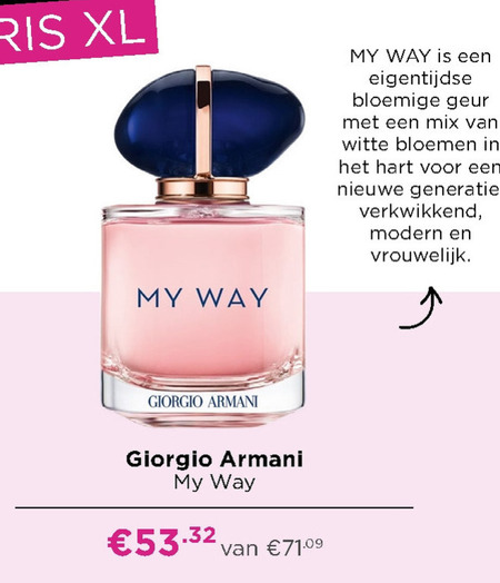 Giorgio Armani   eau de parfum folder aanbieding bij  Ici Paris XL - details