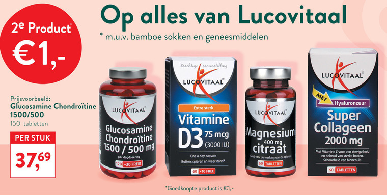 Lucovitaal   voedingssupplement folder aanbieding bij  Holland & Barrett - details