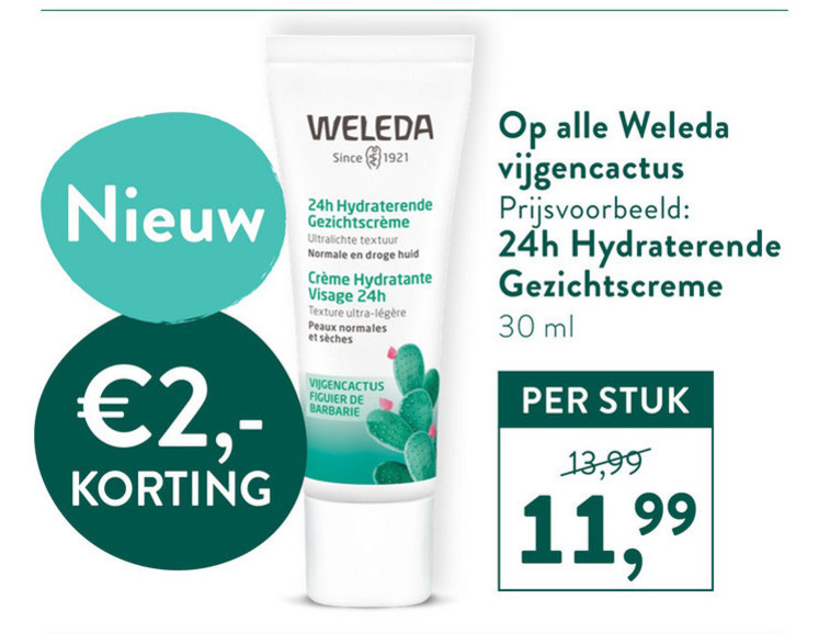 Weleda   dagcreme folder aanbieding bij  Holland & Barrett - details