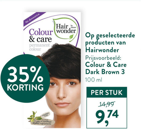 Hairwonder   haarkleuring folder aanbieding bij  Holland & Barrett - details