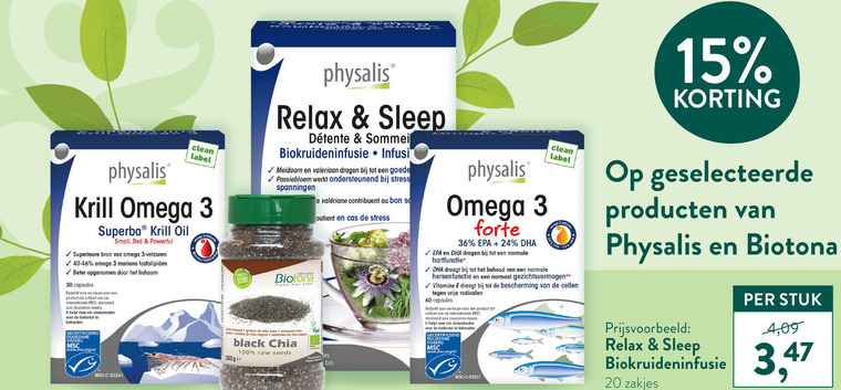 physalis   voedingssupplement folder aanbieding bij  Holland & Barrett - details