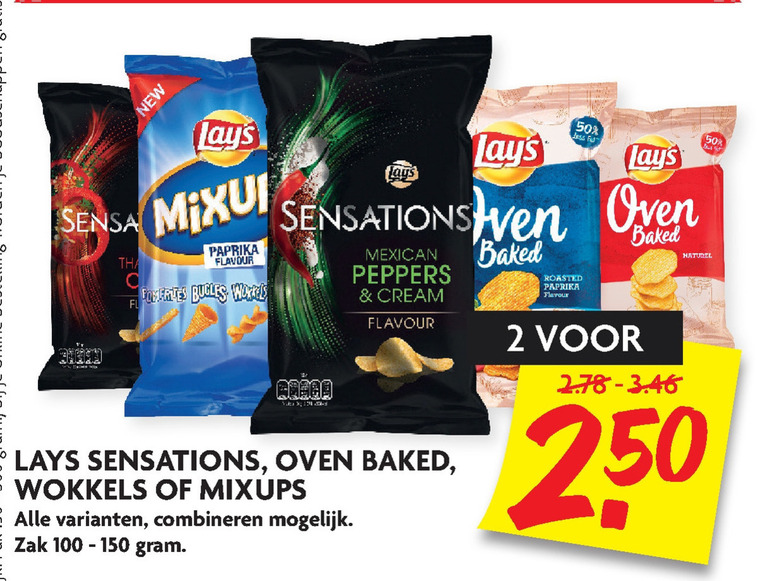 Lays   zoutje, chips folder aanbieding bij  Dekamarkt - details