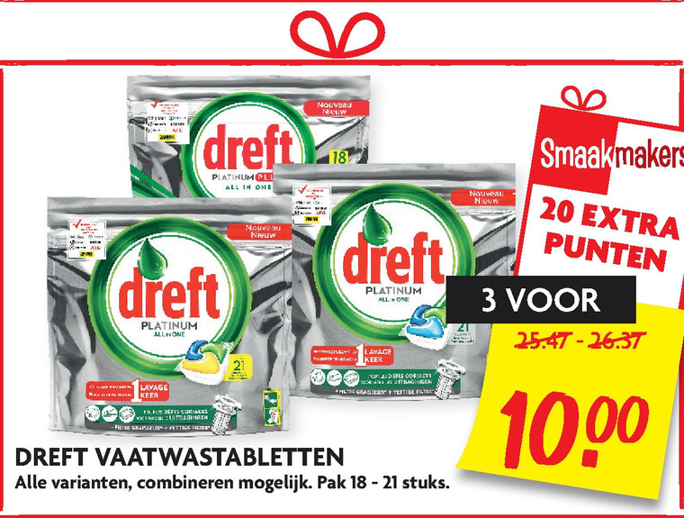 Dreft   vaatwasmiddel folder aanbieding bij  Dekamarkt - details