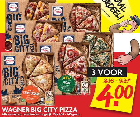 Wagner   diepvriespizza folder aanbieding bij  Dekamarkt - details