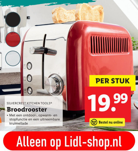 SilverCrest   broodrooster folder aanbieding bij  Lidl - details