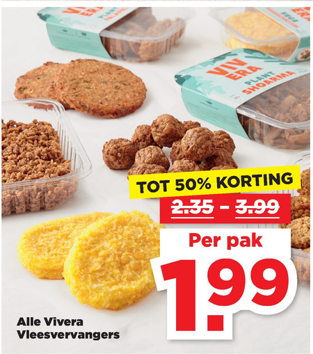 Vivera   vegetarisch folder aanbieding bij  Plus - details