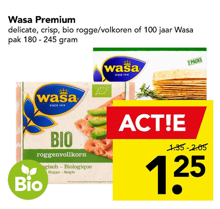 Wasa   knackebrod folder aanbieding bij  Deen - details