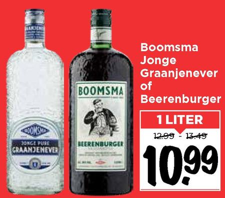 Boomsma   berenburg, jenever folder aanbieding bij  Vomar - details