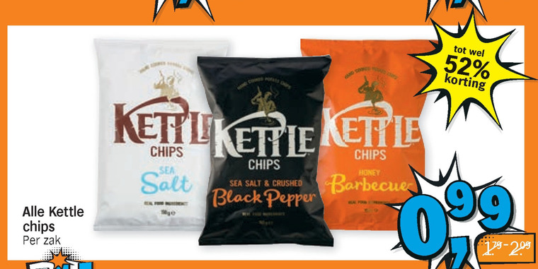 Kettle   chips folder aanbieding bij  Albert Heijn - details