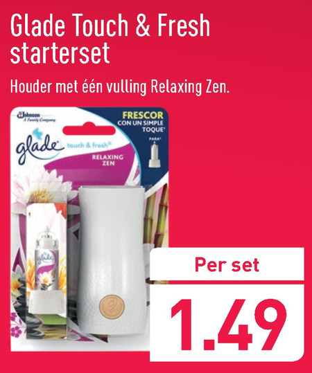 Glade   luchtverfrisser folder aanbieding bij  Aldi - details