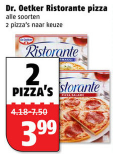 Dr Oetker   diepvriespizza folder aanbieding bij  Poiesz - details