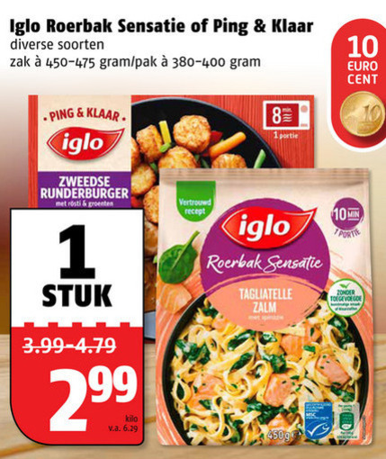 Iglo   diepvriesmaaltijd folder aanbieding bij  Poiesz - details