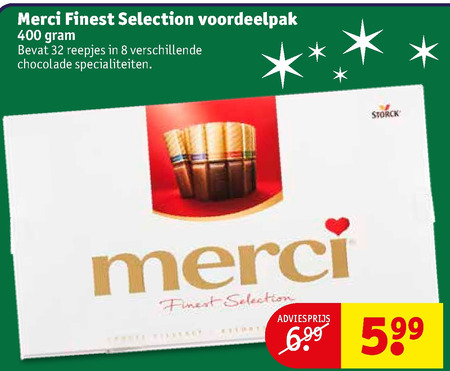 Merci   chocolade folder aanbieding bij  Kruidvat - details