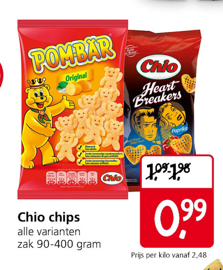 Chio   zoutje, chips folder aanbieding bij  Jan Linders - details