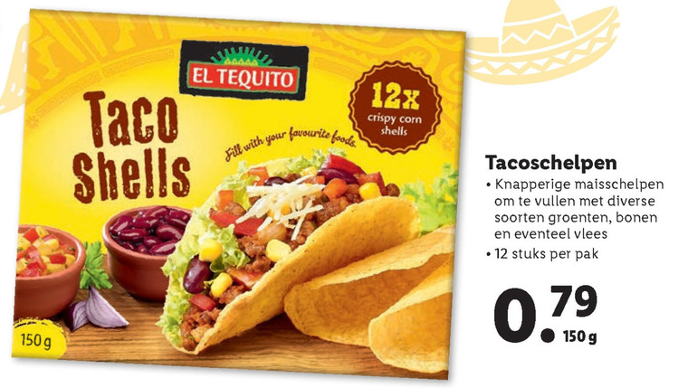 El Tequito   taco folder aanbieding bij  Lidl - details