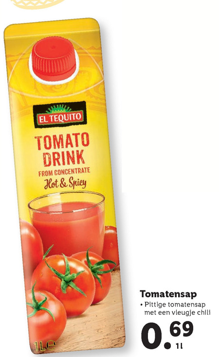 El Tequito   fruitdrank folder aanbieding bij  Lidl - details