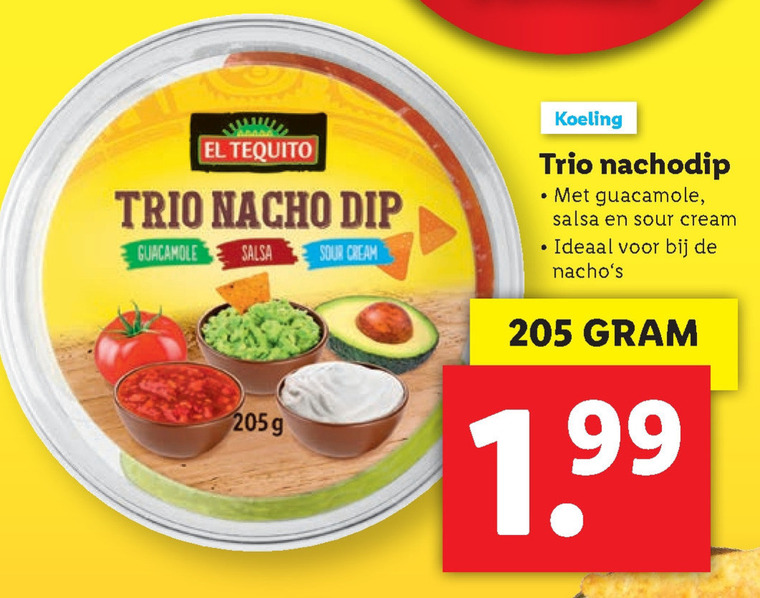 El aanbieding Lidl Tequito - details dipsaus bij folder