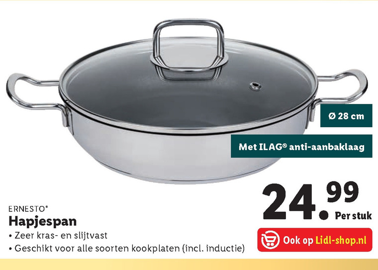 Ernesto   hapjespan folder aanbieding bij  Lidl - details