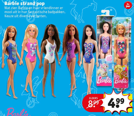 Flipper Nadenkend haar barbiepop folder aanbieding bij Kruidvat - details