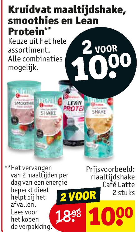 Kruidvat Huismerk   afslankmaaltijd folder aanbieding bij  Kruidvat - details