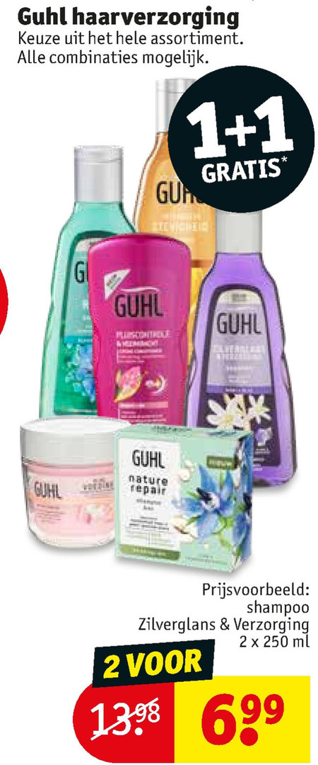 Guhl   haarverzorging, conditioner folder aanbieding bij  Kruidvat - details