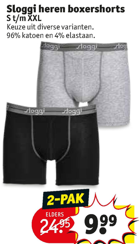 Omgekeerde Mens klein Sloggi heren boxershort folder aanbieding bij Kruidvat - details