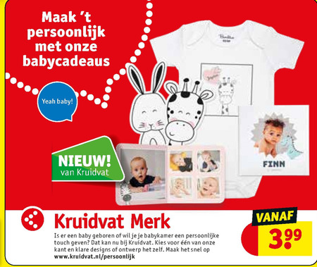 Kruidvat Huismerk   foto afdrukken, babyverzorging folder aanbieding bij  Kruidvat - details