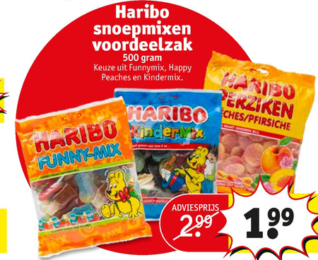 Haribo   snoep folder aanbieding bij  Kruidvat - details