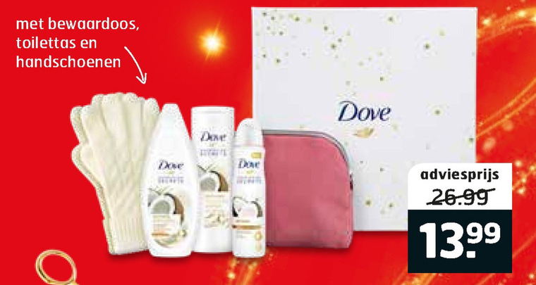 Dove   geschenkset folder aanbieding bij  Trekpleister - details