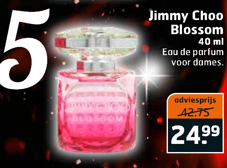 Jimmy Choo   eau de parfum folder aanbieding bij  Trekpleister - details