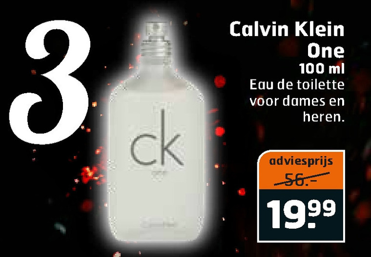 Calvin Klein   eau de toilette folder aanbieding bij  Trekpleister - details