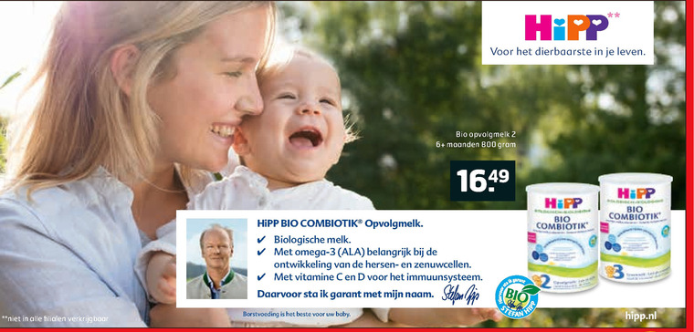 Hipp   opvolgmelk folder aanbieding bij  Trekpleister - details