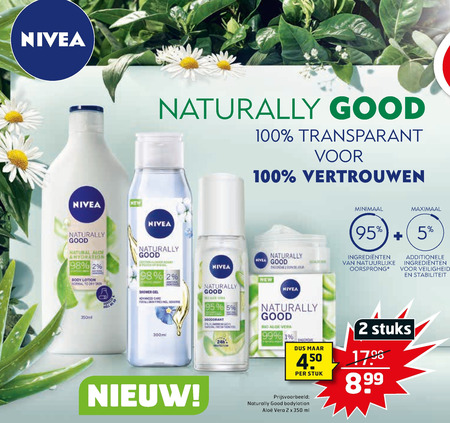 Nivea   douchegel, dagcreme folder aanbieding bij  Trekpleister - details