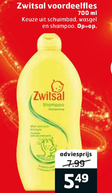 Zwitsal   babyshampoo folder aanbieding bij  Trekpleister - details