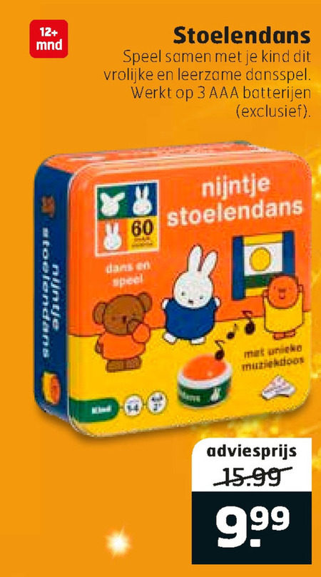 Nijntje   kinderspelletje folder aanbieding bij  Trekpleister - details