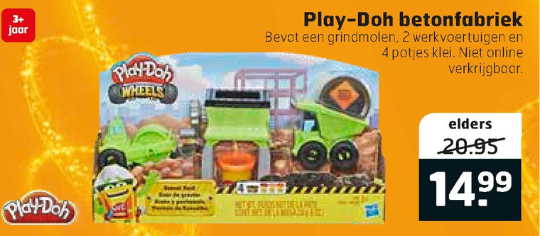 Play-Doh   kleispeelsets folder aanbieding bij  Trekpleister - details