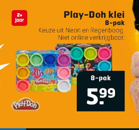 Play-Doh   losse potjes klei folder aanbieding bij  Trekpleister - details