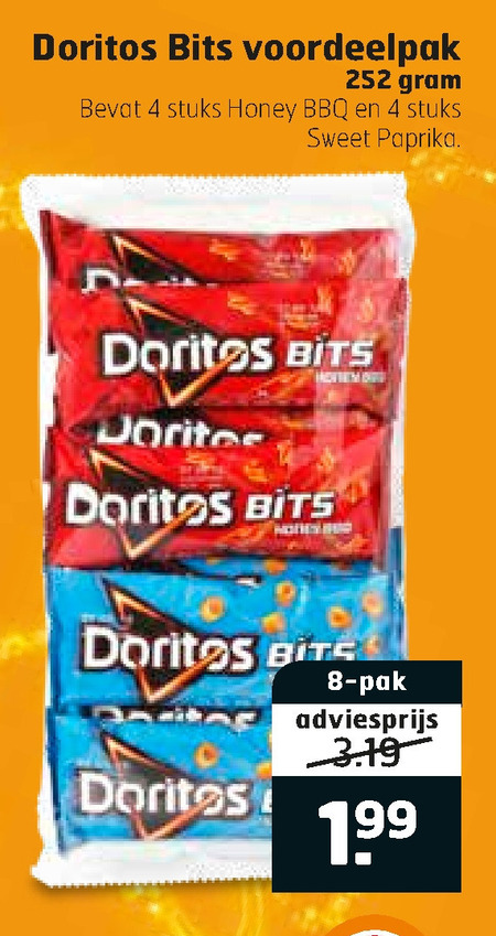 Doritos   zoutje folder aanbieding bij  Trekpleister - details