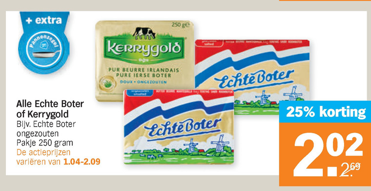 Kerrygold   roomboter folder aanbieding bij  Albert Heijn - details