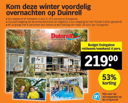 Duinrell   vakantie, attraktie folder aanbieding bij  Albert Heijn - details