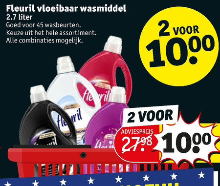 Fleuril   wasmiddel folder aanbieding bij  Kruidvat - details