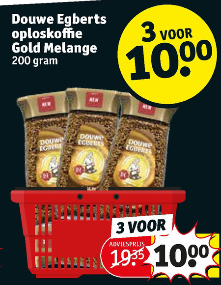 Douwe Egberts   oploskoffie folder aanbieding bij  Kruidvat - details