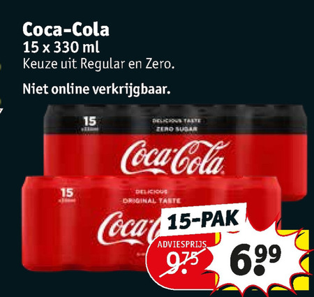 Coca-Cola   cola folder aanbieding bij  Kruidvat - details