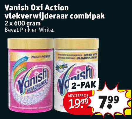 Vanish   vlekkenverwijderaar folder aanbieding bij  Kruidvat - details