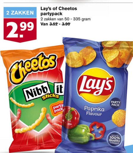 Lays   chips, zoutje folder aanbieding bij  Hoogvliet - details