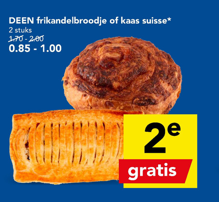 Deen Huismerk   kaasbroodjes, frikandelbroodjes folder aanbieding bij  Deen - details