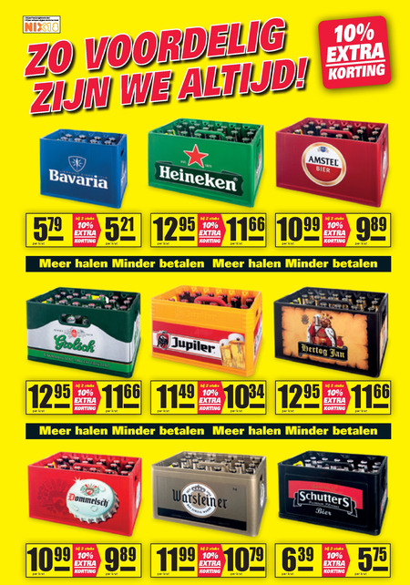 Jupiler   krat bier folder aanbieding bij  Nettorama - details