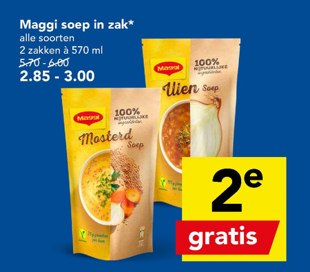 Maggi   soep folder aanbieding bij  Deen - details