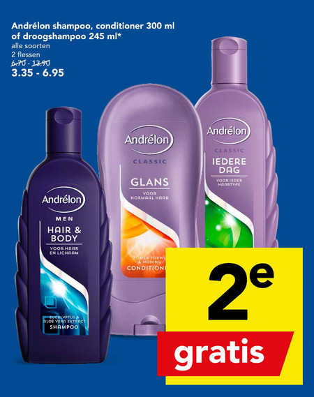 Andrelon   shampoo, droogshampoo folder aanbieding bij  Deen - details