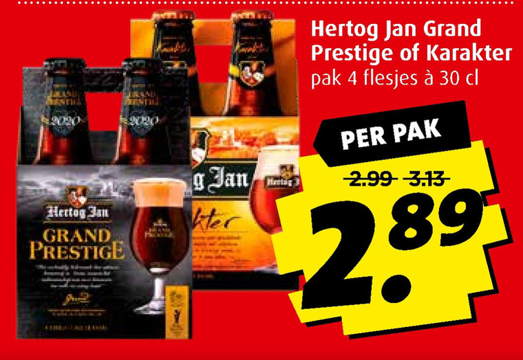 Hertog Jan   speciaalbier folder aanbieding bij  Boni - details